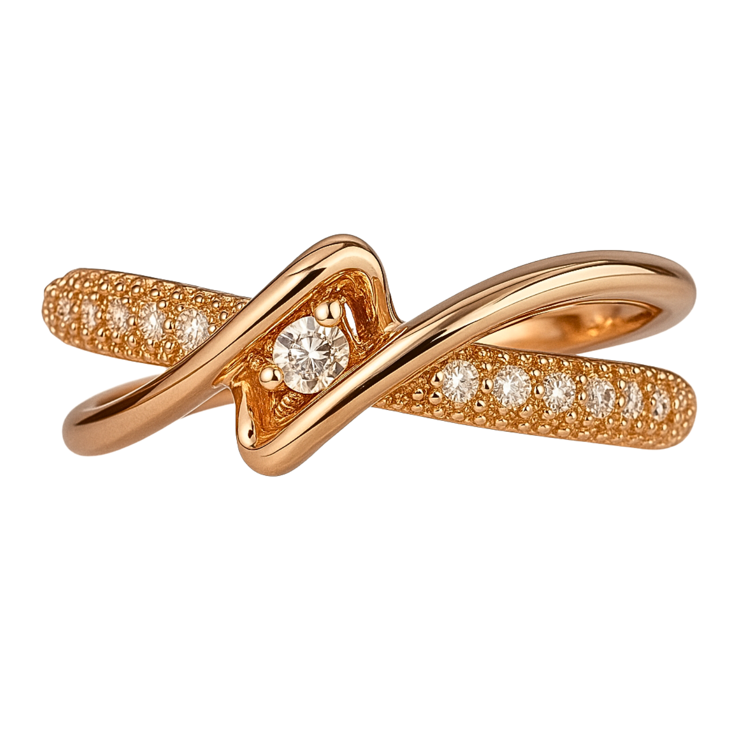 AD Radiant Infinity Twist Ring