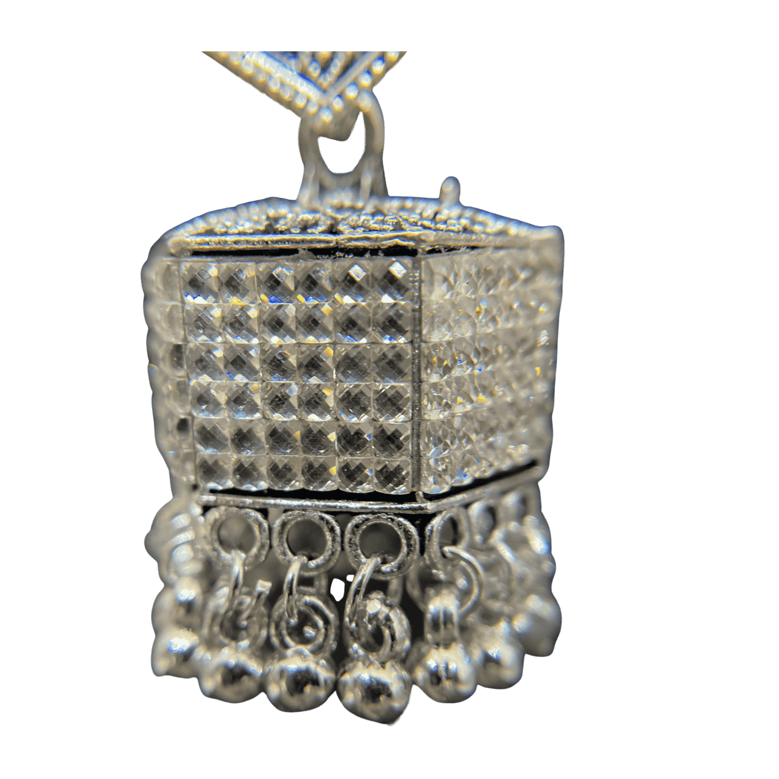 Antique Hexagonal Jhumka Earrings