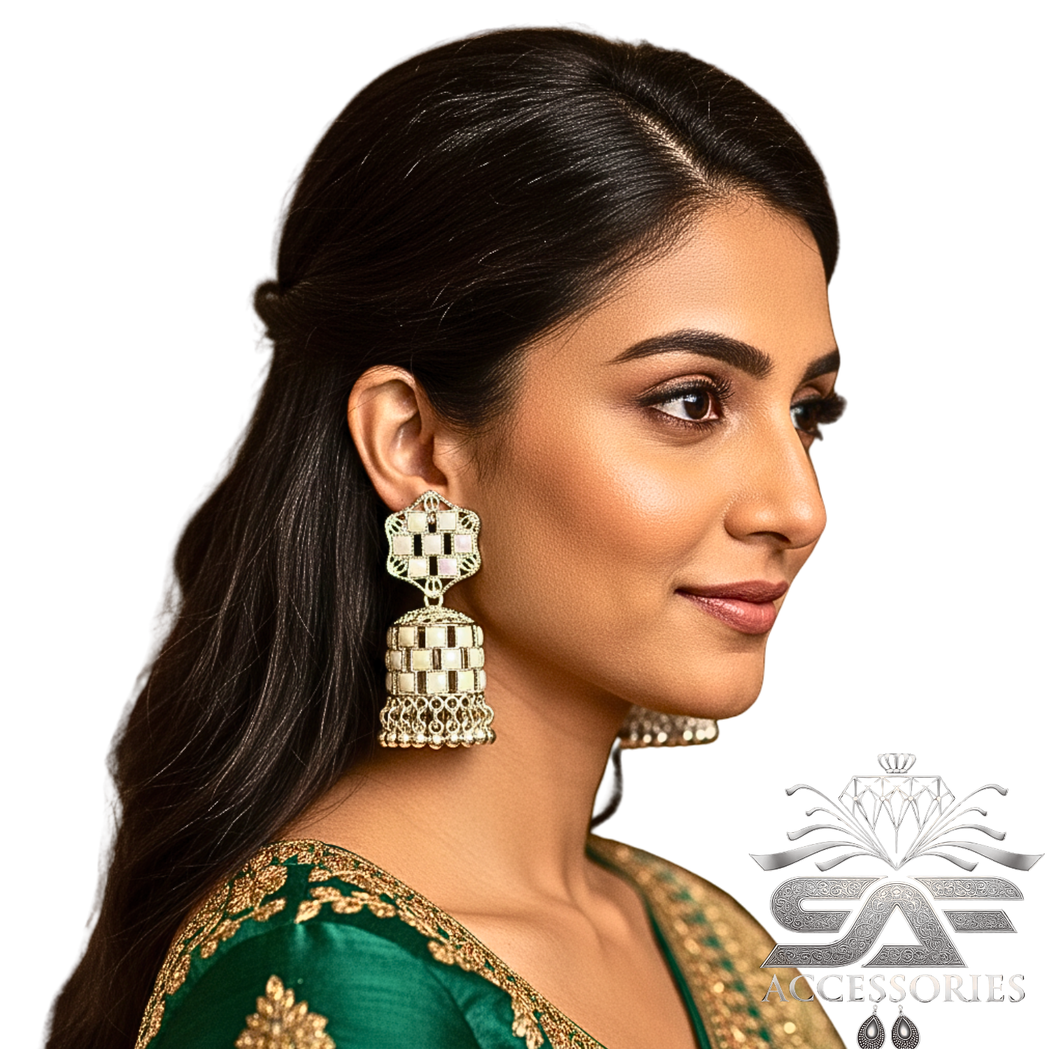 Contemporary Jhumka Earings