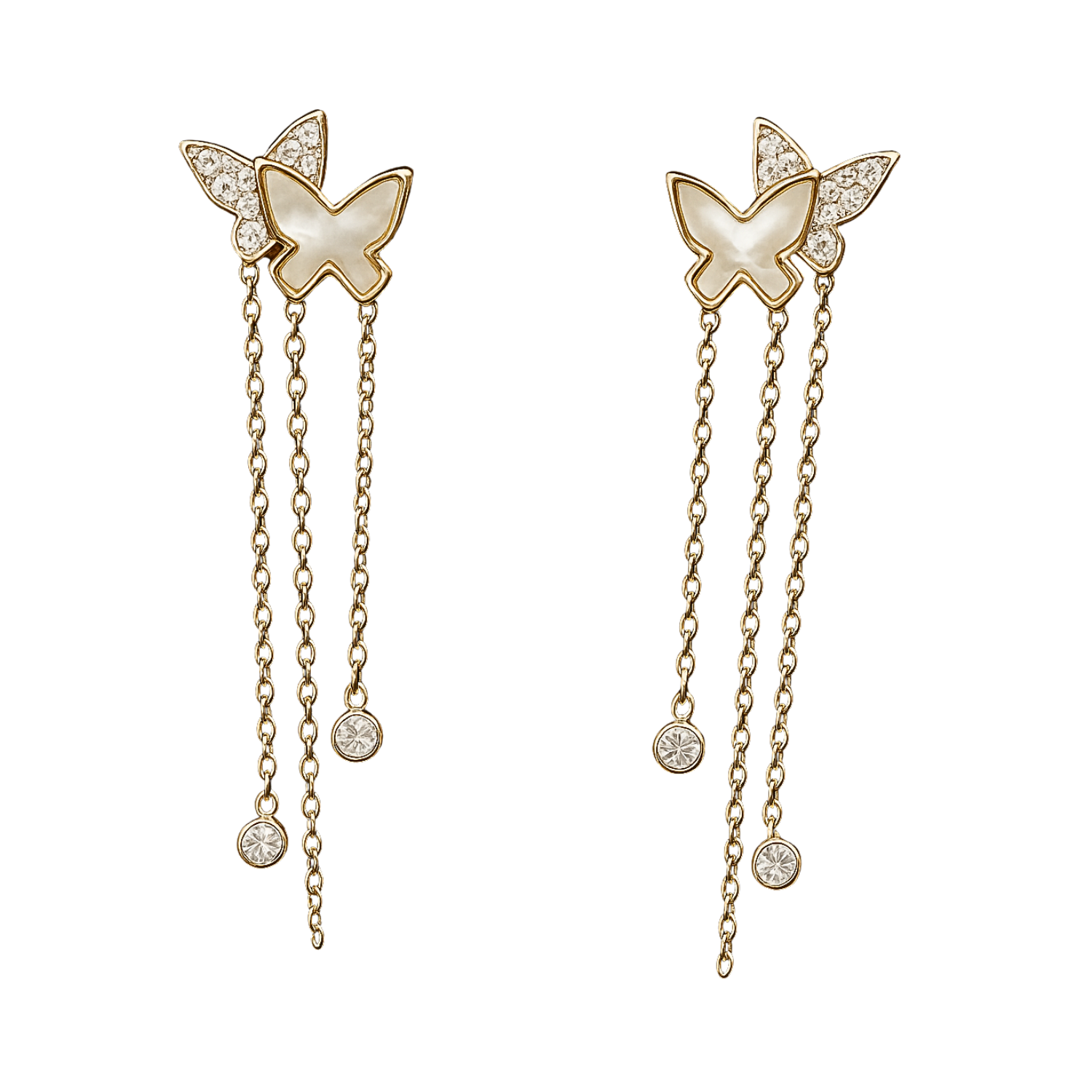 Ethereal Butterfly Drop Earings