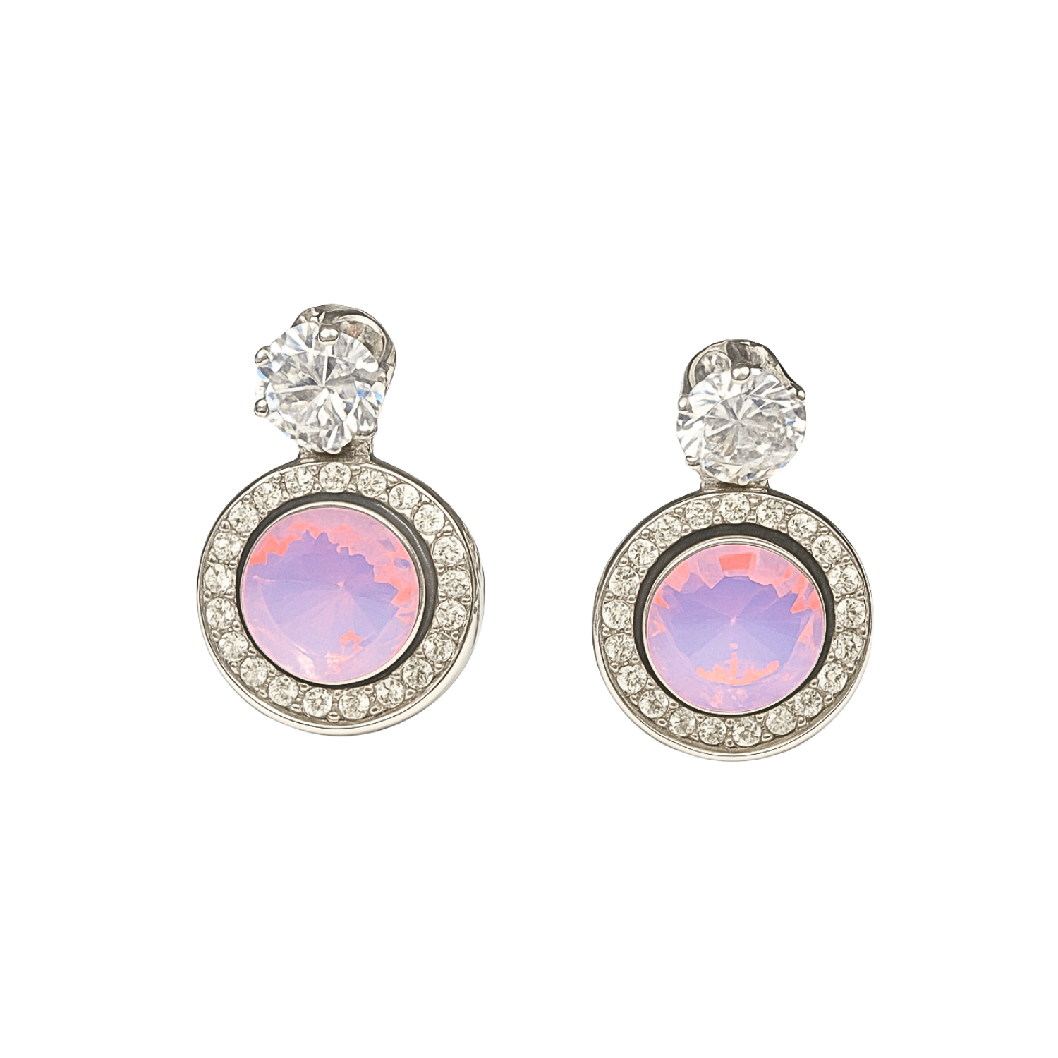 Opal Aurora Glow Stud Earrings (Set of 3)