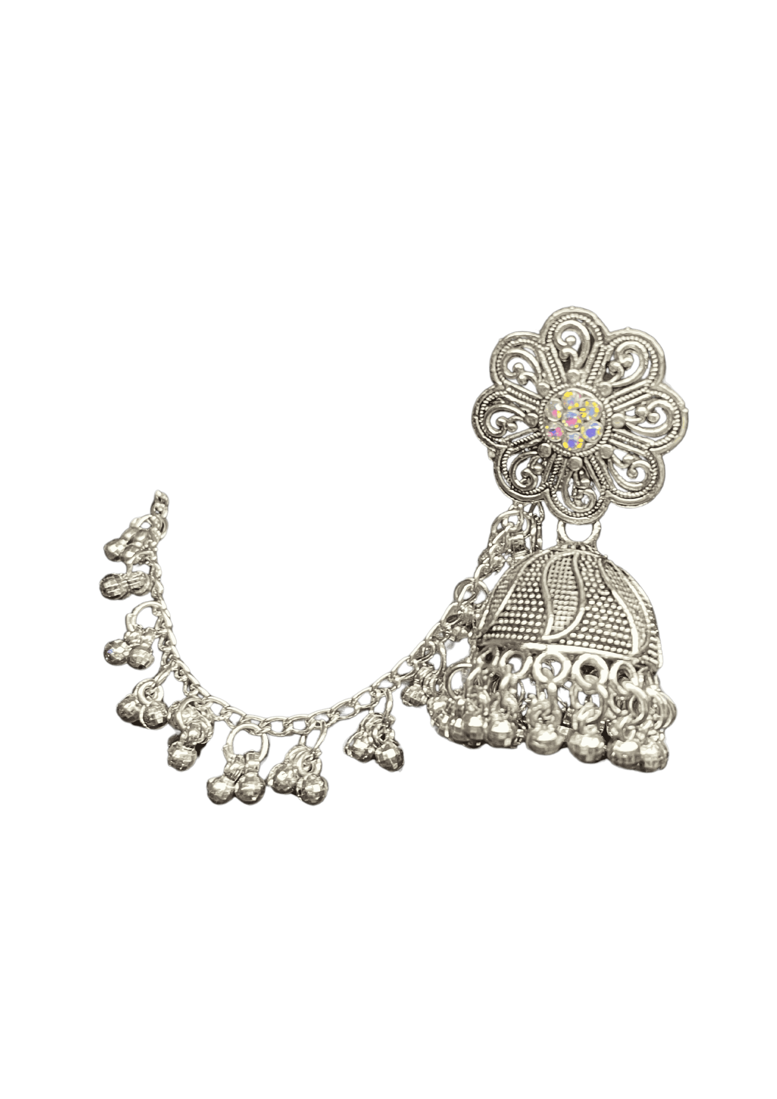 Rajasthani Ear Cuff with Jhumka Earings