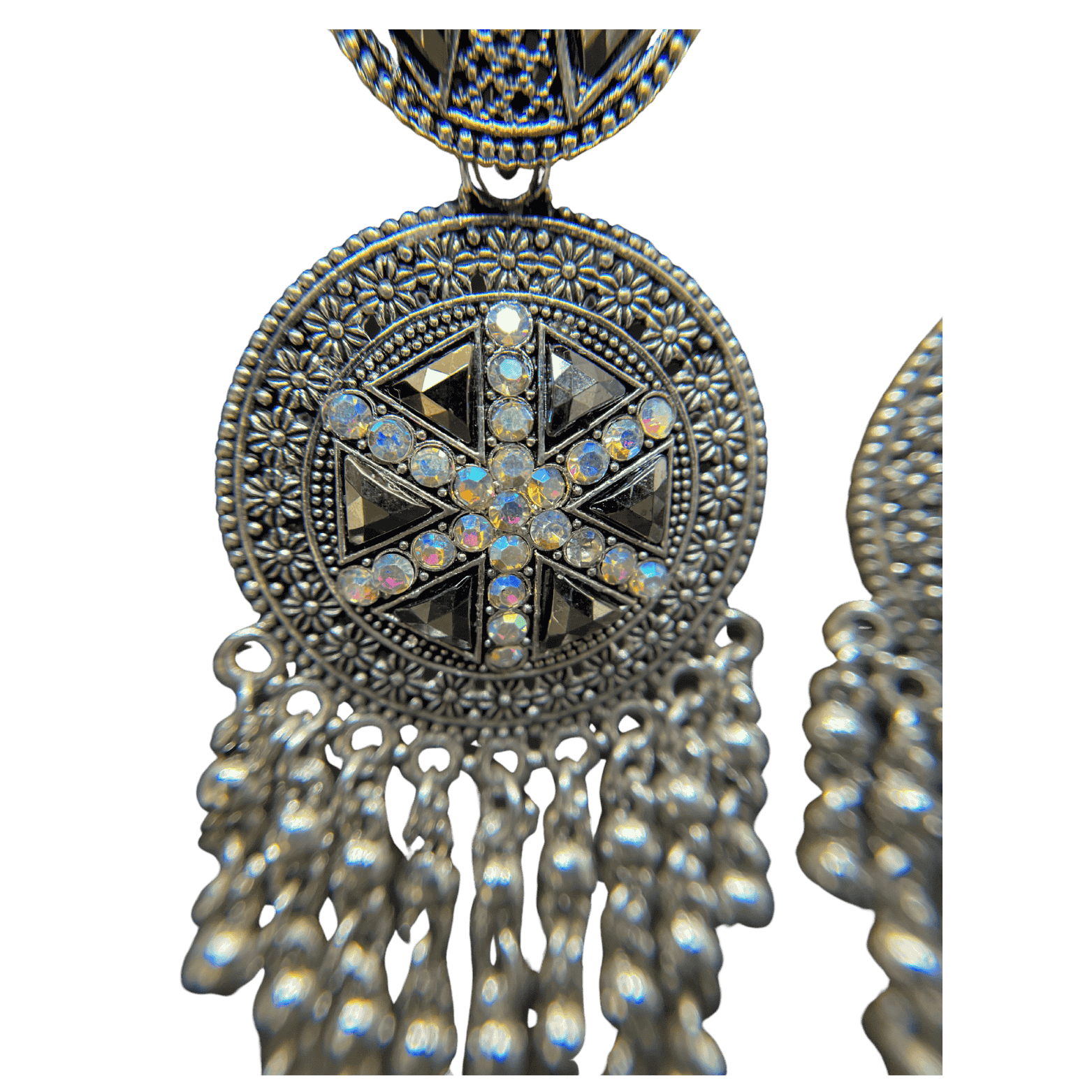 Silver Dangler Earrings