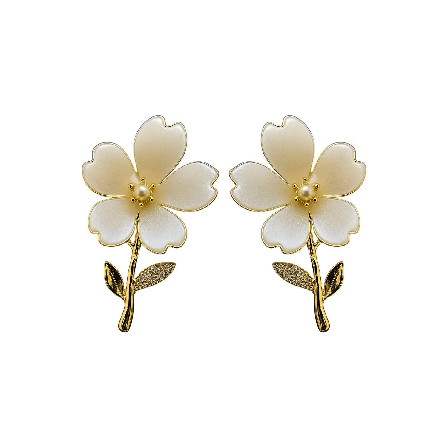 Timeless Blossom Stud Earrings