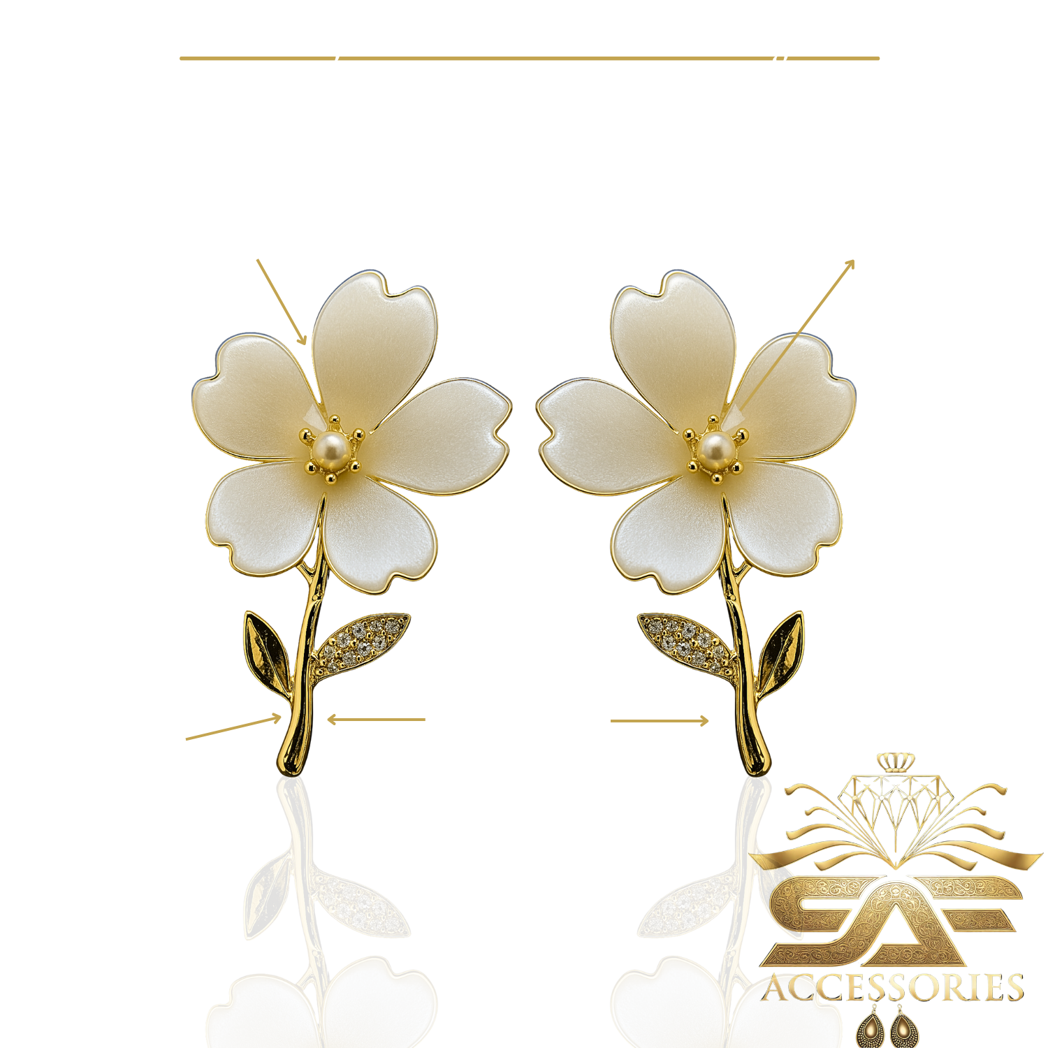 Timeless Blossom Stud Earrings